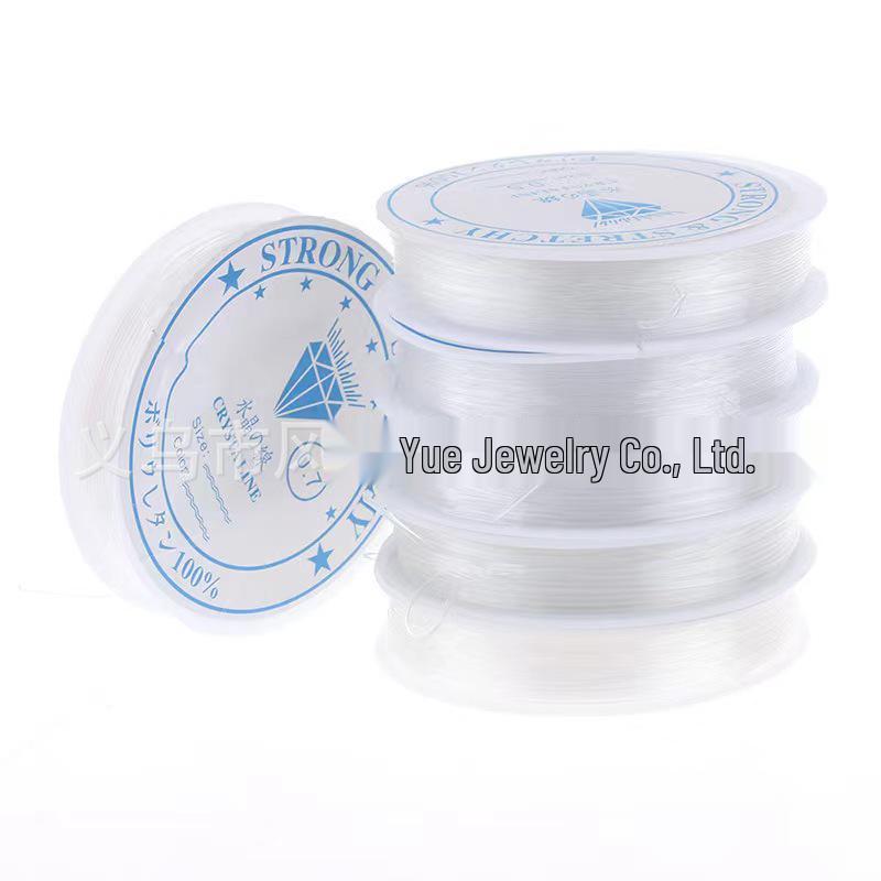 DIY Jewelry Supplies: Transparent Elastic Crystal Beading Line for Handmade Bracelets