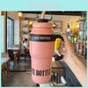 Giant Insulated Mug For Women Stainless Steel Large Capacity Travel Cup With Handle For Office And Outdoor Use