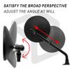 For Z900RS W800 Anti-Glare Rearview Mirror Retro Side Mirror For Kawasaki W230 Eliminator 400  Z650RS Electroplated Mirror