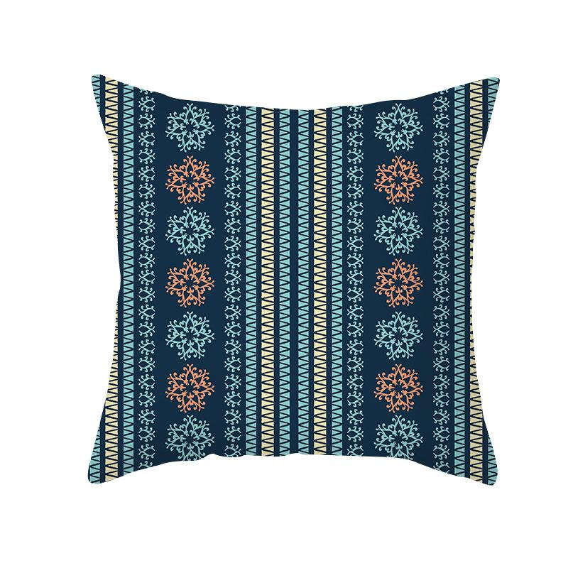 Geometric Pillow Abstract Stripe Cushion Cover Ethnic Style Office Sofa Pillowcase Home Decor Pillowcase