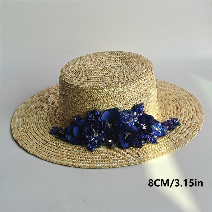 Cappello Estivo in Paglia Naturale Jazz Oversize Cappello Parasole Estivo Cappello da Sole per Uomo e Donna Cappello da Pesca