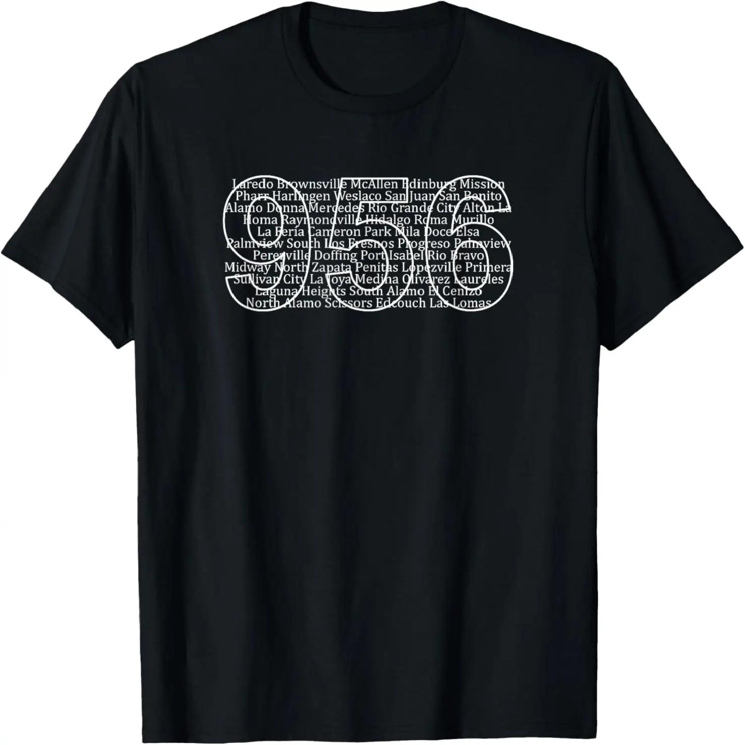 Southern Texas_ Area Code 956 T-Shirt S чёрный