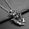 Hip Hop Skull Necklace Men's Trendy Pharaoh Skull Necklace