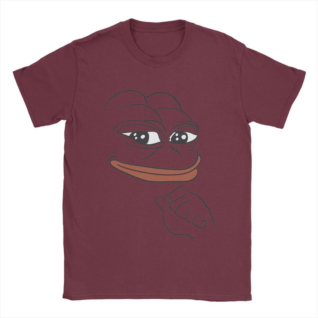 Men's T-Shirts Smug Pepe The Frog Fashion Cotton Tees Short Sleeve T Shirt Round Neck Clothes Birthday Present