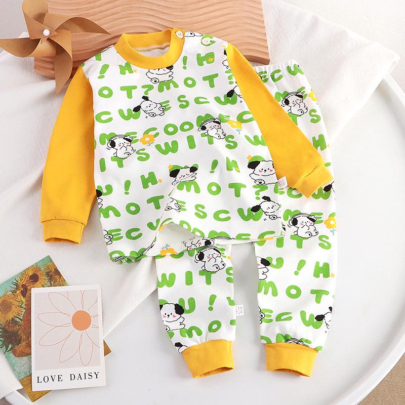 Pure Cotton Baby Boys' Autumn Trousers and Underwear Set