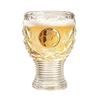 Fotbalová trofej Pivní sklenice, Objem 400 ml Vysoký trofejní hrnek, Čirá skleněná nádoba na Ležák Craftové pivo, Dárek pro sportovního fanouška