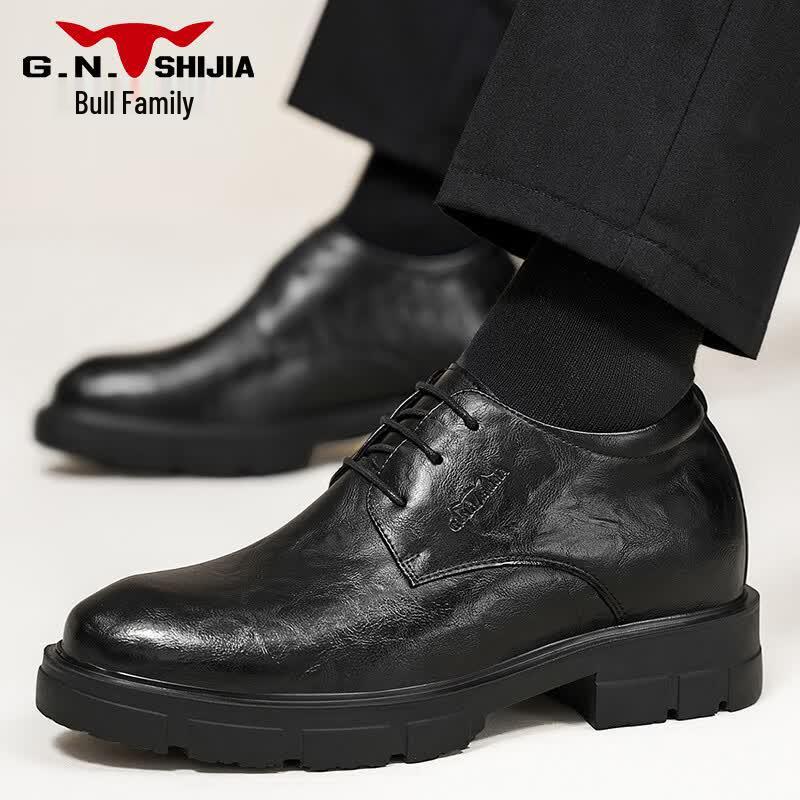 BULLS FAMILY Men s Business Casual Derby Leather Shoes 40
