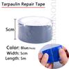 1Roll Universal Outdoor Awnings Tarp Truck Car PE PVC Tarpaulin Repair Glue Waterproof Adhesive Tape