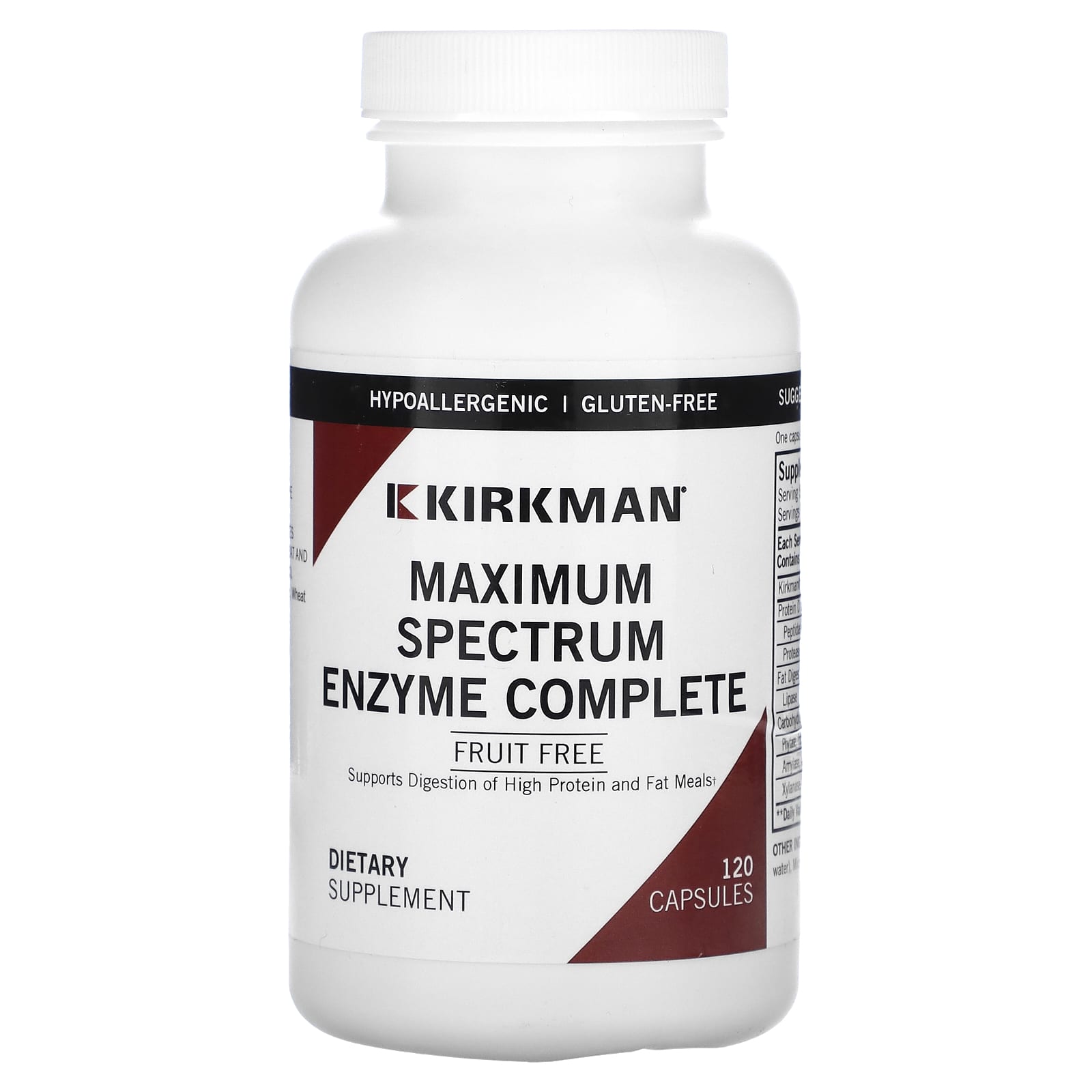 

Maximum Spectrum Enzyme Complete, 120 Capsules