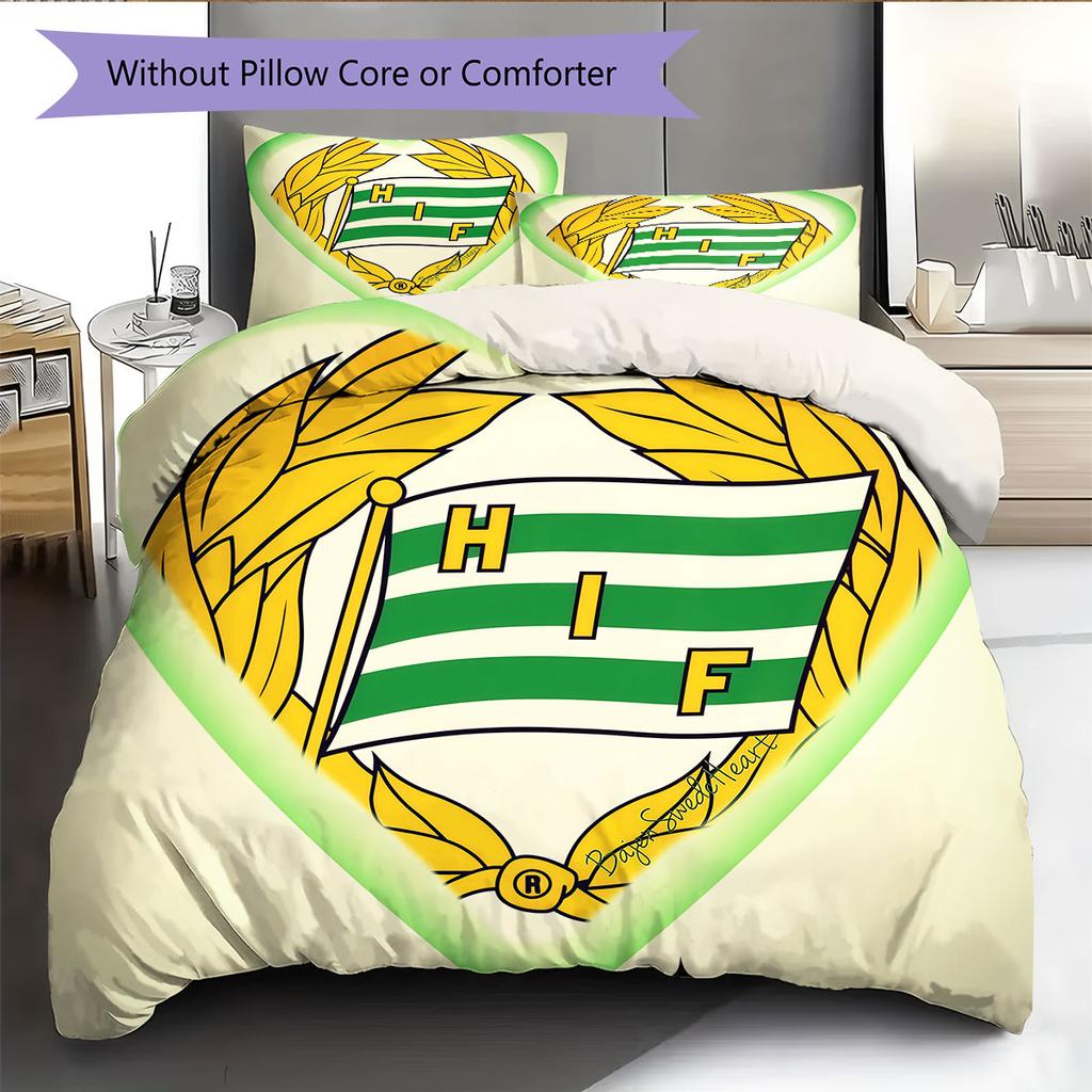 HIF Logo Bedding Quilt Set Quilt Cover Pillowcase Home Decoration Birthday Gift (1 * Duvet Cover + 2 * Pillowcase, Without Core)