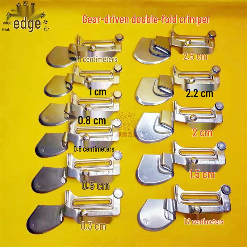 

Hemming Tool: Shirt/Pant Hem, Edge Folding, Sheet & Skirt Rolling, Grip & Fold Edge Assistant, Tube Puller. 0.3 cm