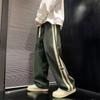 High Street Casual Pants Men Wide-leg Straight Corduroy Trousers Spring Autumn  Jogger Couple Streetwear Sweatpants