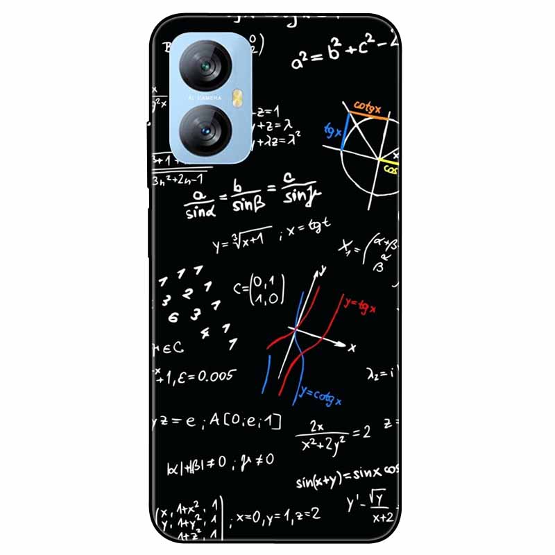 Für Blackview A52 Pro Hülle Handyhülle Stoßfeste Schwarz lackierte TPU Hülle für Blackview A52 Pro Silikon Weicher Bumper A52Pro Süß
