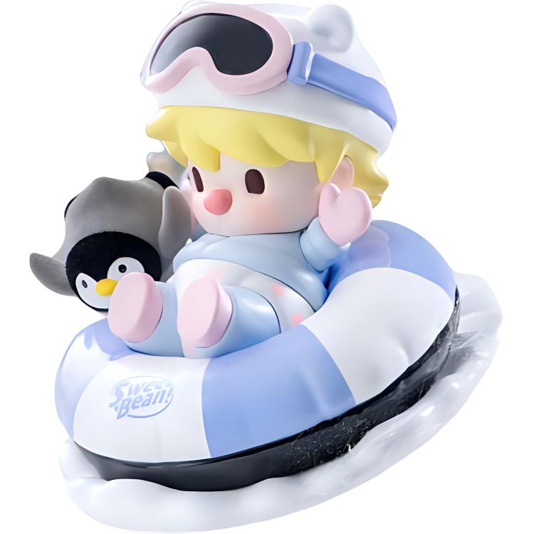 

New POP MART Small Sweet Beans Snow Rings Hang Tag Box PPMT-2410-0218 Little Bean, Snow Ring