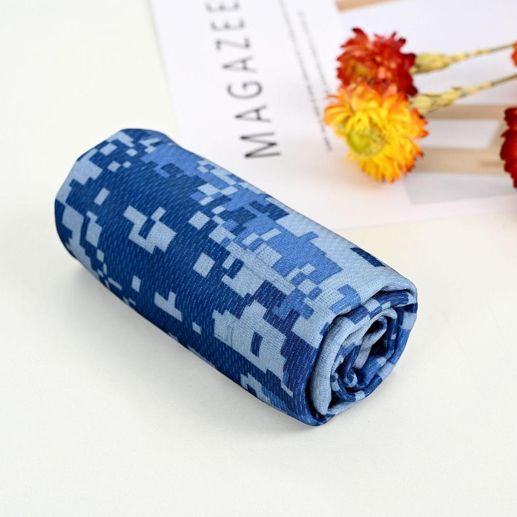 Summer Outdoor Camouflage Cooling Ice Towel for Sports, Yoga, and Heatstroke Prevention