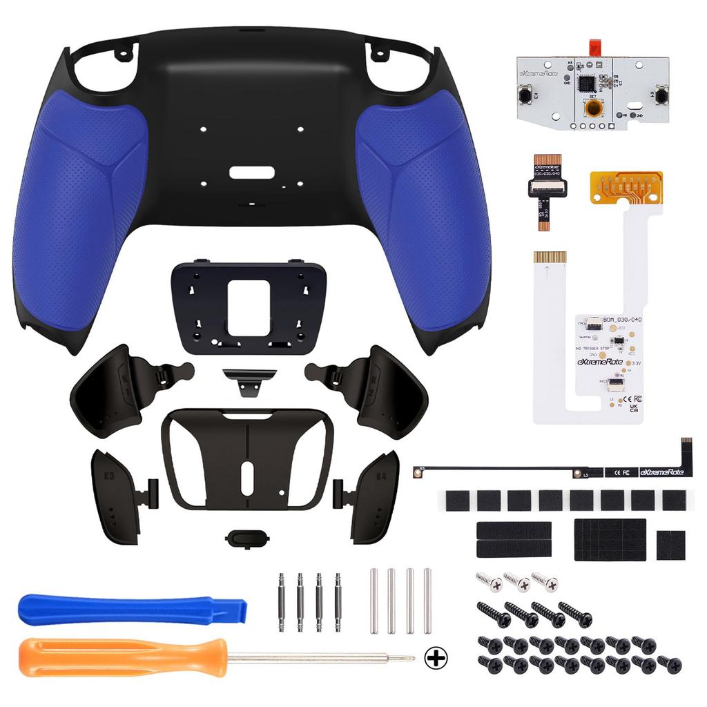 This is not a a metal RISE4 V3 back remapping kit with rubber compatible with eXtremeRate PS5 controllers and It includes an upgrade board for PS5 a