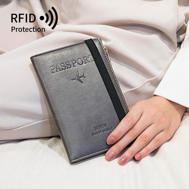 Tao Yin 2024 RFID Anti-Theft Passport & Card Holder - Multifunctional Travel Wallet Bag