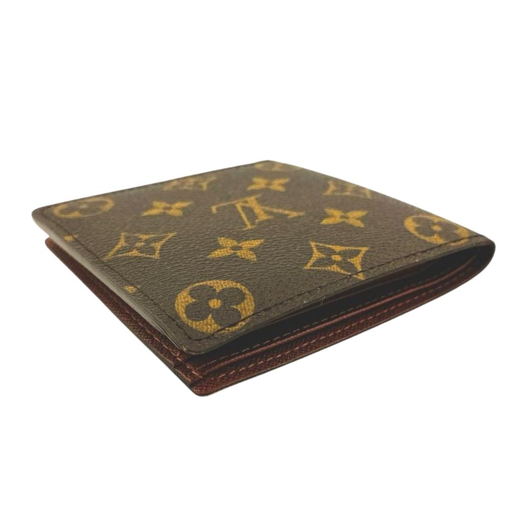 LOUIS VUITTON Monogram Includes Marco Coin Pocket wallet Monogram canvas M61675 Used