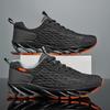 Autumn new fashion running shoes flying woven fish scale blade sports shoes trendy men's shoes