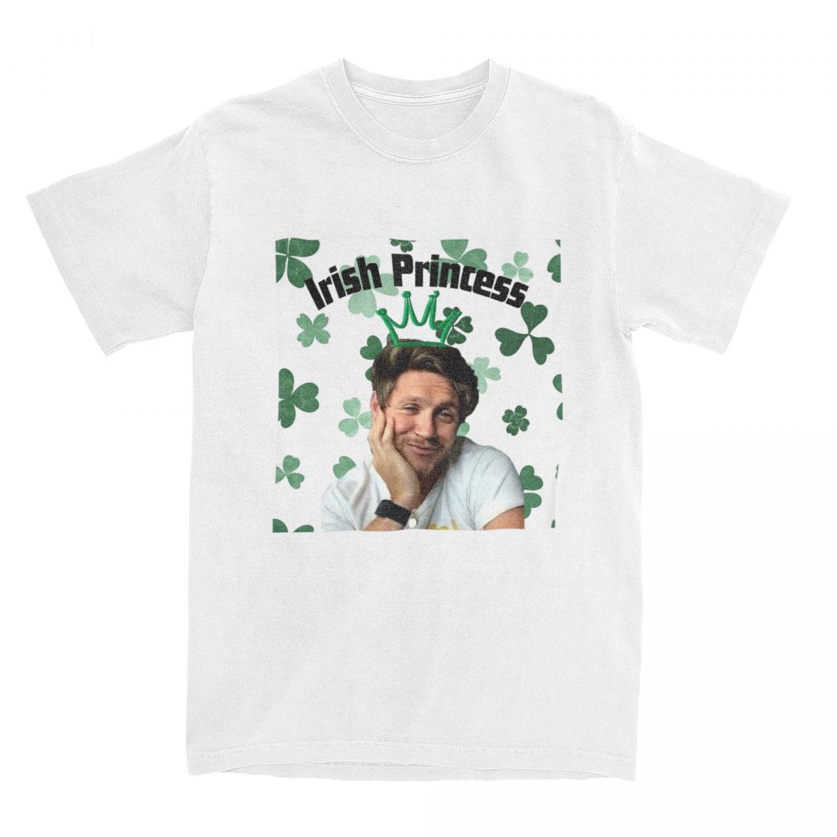 

Niall Horan Irish Princess T Shirt Men s Cotton Vintage T-Shirt Round Collar Tee Shirt Short Sleeve Clothing 4XL 5XL 2XL