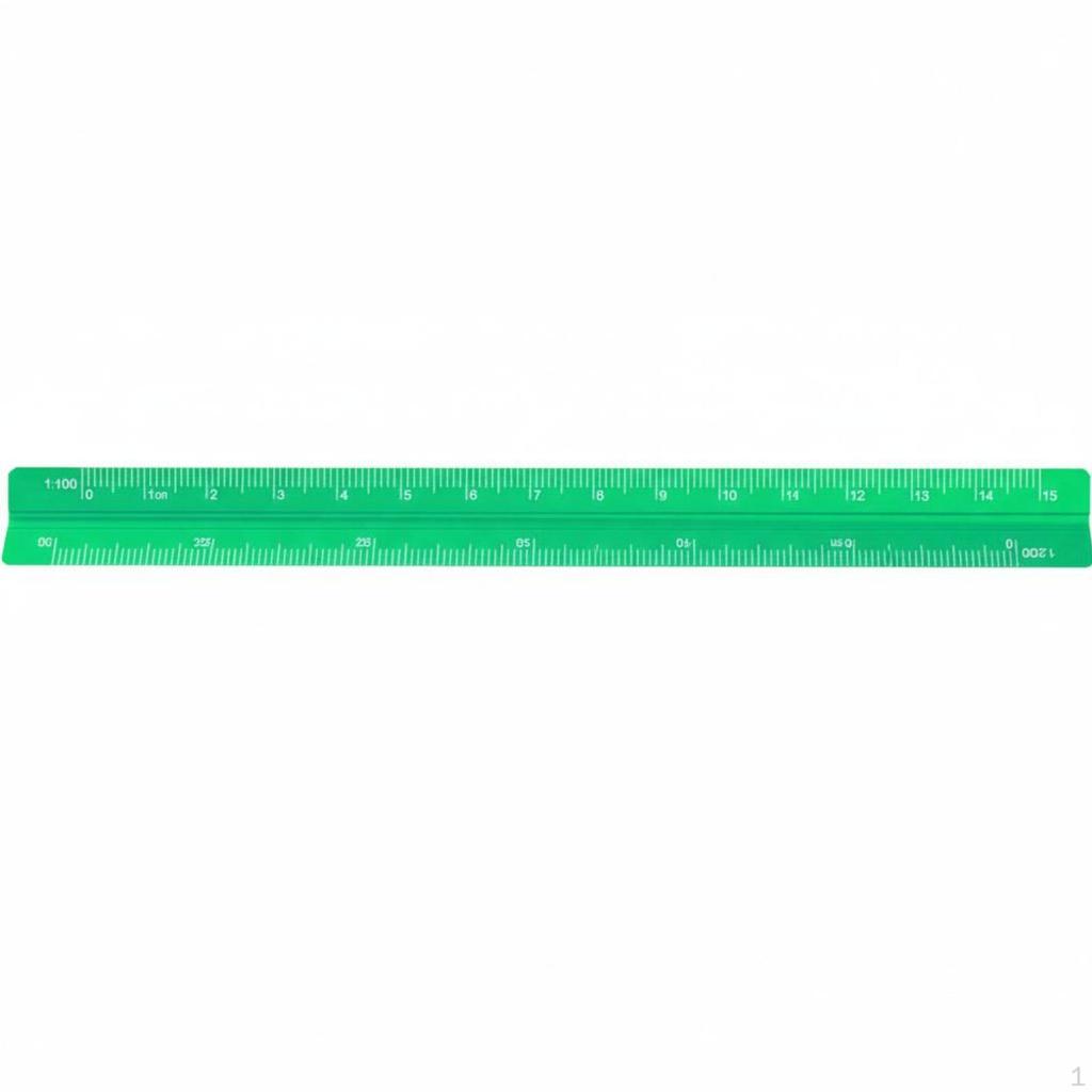 Aluminum Architect Scale Multifunctional Triangular Ruler Metal Engineering for Design