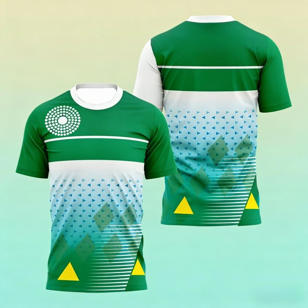 Fashionable Men's Summer Table Tennis Training Shirt T-Shirtl Outdoor Tennis Uniform O-Neck Short-Sleeved Table Casual Loose Top