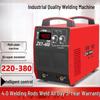 Dual Voltage ZX7-400 Industrial Welder, AC220V/380V, 4.0 Rod, Long Burn, Handle Included