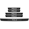 YNEPB1 Car Door Sill Scratch Resistent Stickers Threshold Pad for Volkswagen VW Polo Rline Golf Jetta GTI Tiguan Sharan Caddy Scirocco
