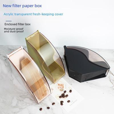 V60 Kahve Filtre Kağıdı Toz Geçirmez Saklama Kutusu – Evrensel Tutucu