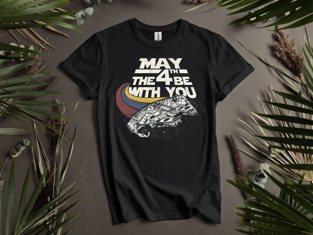 

May the 4th Be With You Millennium T-shirt T shirt Men Women Unisex Tshirt K537 L