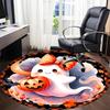 1pc Halloween Ghost Chair Carpet for Office Non-Slip,  Machine Washable Rug for Office, Room - Polyester, Machine Made yy251029140