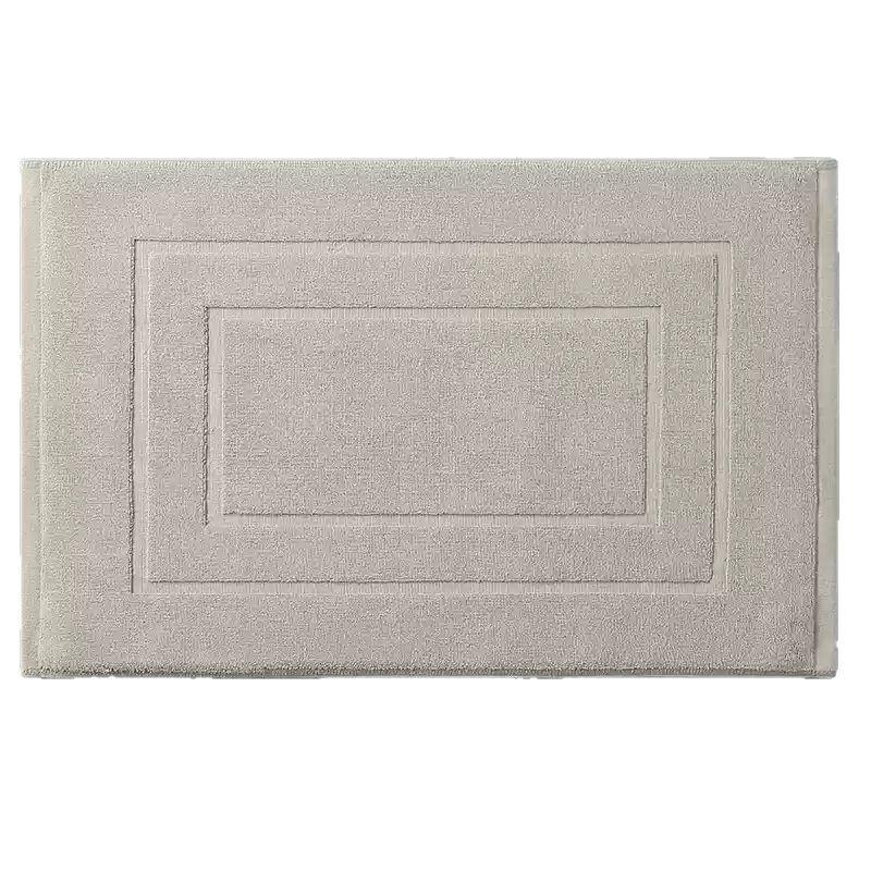Luxury Cotton Non-Slip Bath Mat: Absorbent & Thick for Bathroom & Entryway