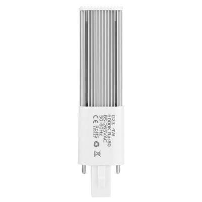 4W 2 Pin LED Compact Lamp Energy Saving Lighting Tube Bulb 85-265V(Cool White G23)