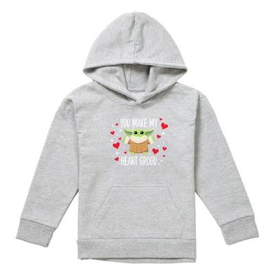 Childrens/Kids You Make My Heart Heather Hoodie