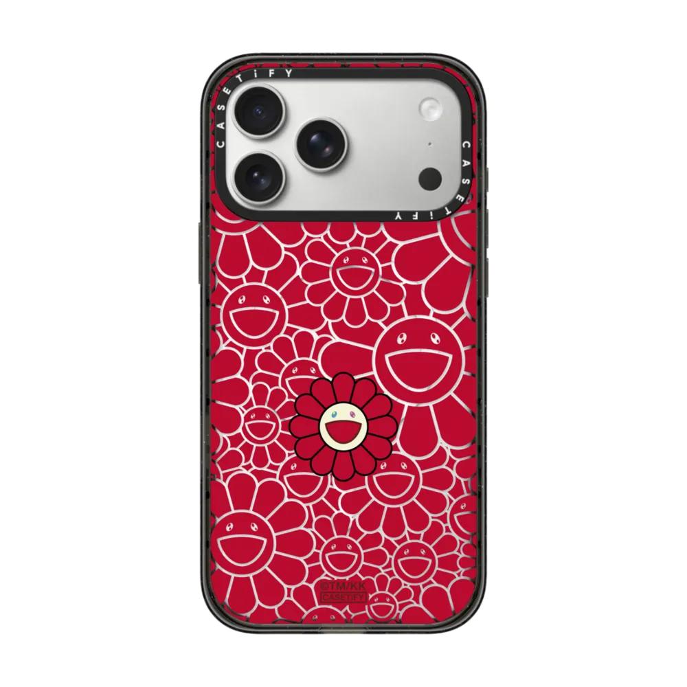 CASETiFY Takashi Murakami FLOWERS BLOOM Art Series Magnetic Drop-proof Case for iPhone 13 14 15 16 17 Pro Max Air 16 Plus