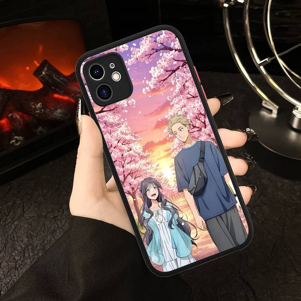 Anime Cute Kaoruko And Rintarou Phone Case For iPhone 16e 16 15 14 13 12 11 Pro Max X XS Max Plus Matte Clear