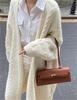 Hanmall Knit Long Open Tunic Size 4XL Women's V-Neck Sweater, Casual, Simple, Length, Front, Design,