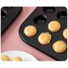 Einfach zu verwendendes Cupcake-Backblech, tragbare Cupcake-Förmchen, Miniatur-Kuchenform zum einfachen Backen zu Hause