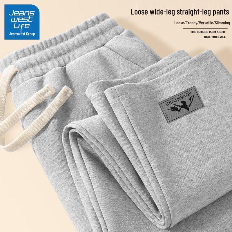 JEANSWEST LIFE Men s Loose American Straight-Leg Casual Pants M