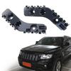 1 Pair Black Plastic Car Front Left & Right Bumper Bracket 55079229AD 55079228AD for 2011-2013