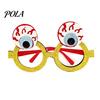 Novelty Themed Party Eyewear Halloween Pumpkin Glasses, Funny for Kids Adults, Spooky Cute Ghost Eyeglass Frames Photo Booth Props, Trick or