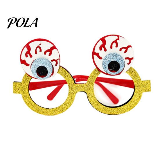 Novelty Themed Party Eyewear Halloween Pumpkin Glasses, Funny for Kids Adults, Spooky Cute Ghost Eyeglass Frames Photo Booth Props, Trick or