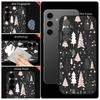 Lanyard Phone Case For Samsung Galaxy A56 A17 A26 A16 A36 A55 A54 A53 A15 S24 S25 FE S25 S22 S23 Ultra Plus Christmas Tree Patterned Cover