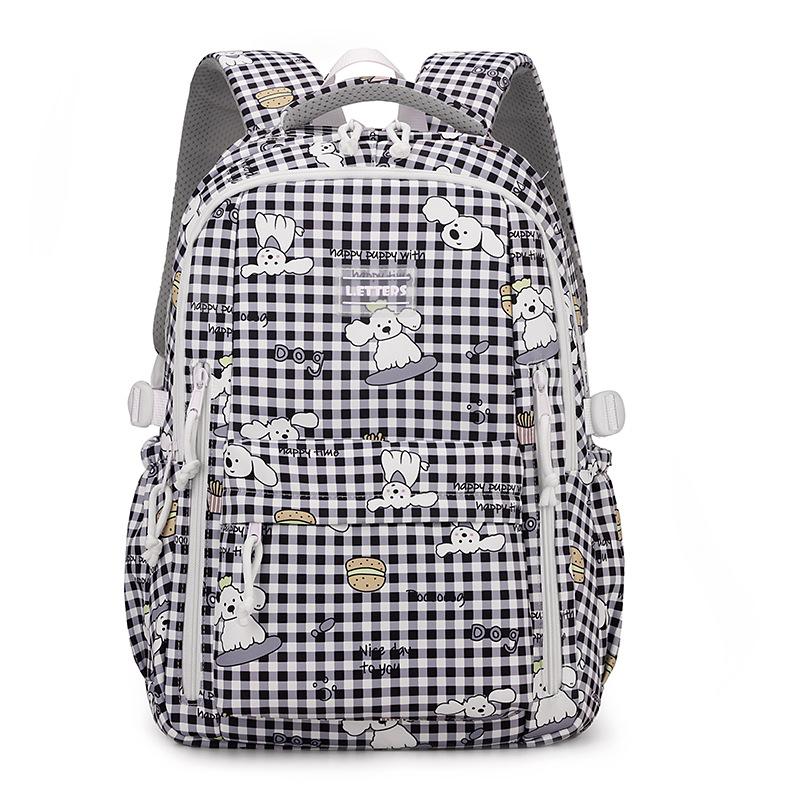 High value Backpacks for Female College Students Ins Cute Schoolbags for Junior High School Students Sweet Girls Large Capacity Tide Backpacks.