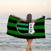1 pezzo Squadra di Calcio (36) Asciugamano da Spiaggia, Attrezzatura da Spiaggia e Piscina sul Mare, Fantasia alla Moda, Rettangolare, Essenziali da Viaggio