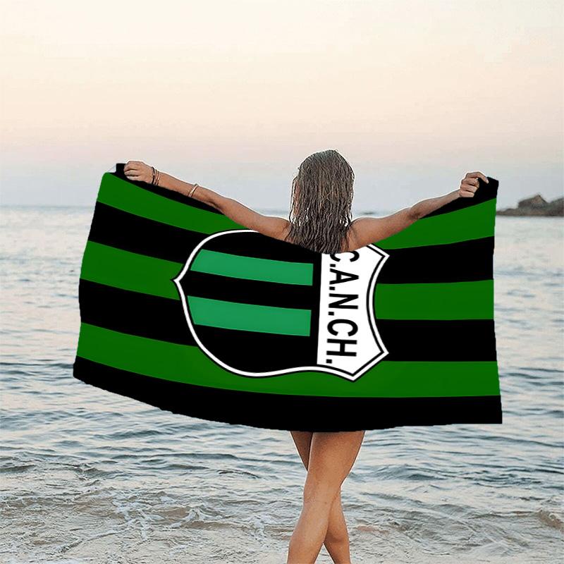 1 pezzo Squadra di Calcio (36) Asciugamano da Spiaggia, Attrezzatura da Spiaggia e Piscina sul Mare, Fantasia alla Moda, Rettangolare, Essenziali da Viaggio