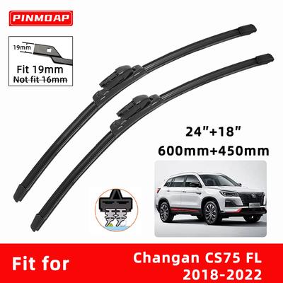 Autoruitenwissers Dubbel Rubber voor Changan CS75 FL 2018-2022 Voorruitwissers Slijtdelen