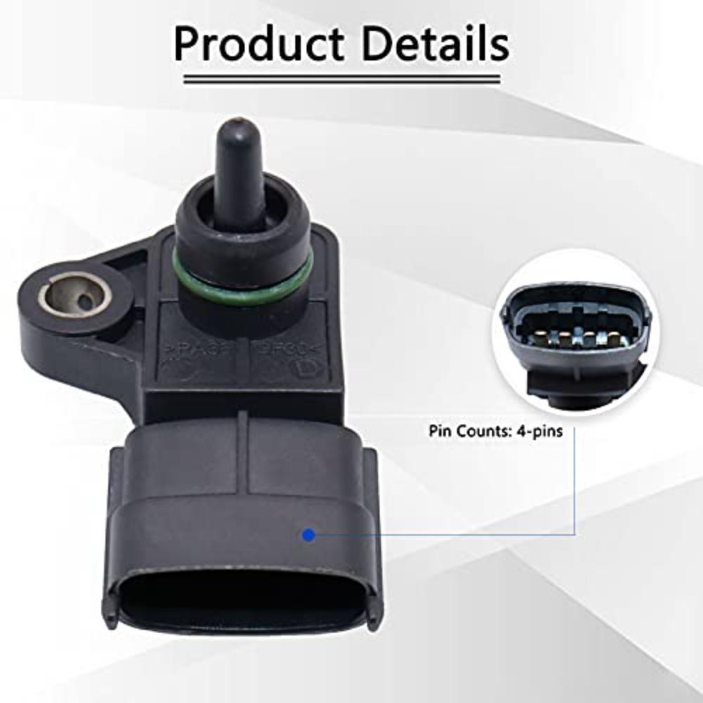 2pcs 39300-2B100 Manifold Absolute Pressure Sensor for Hyundai Elantra Equus Sonata Tucson Azera Kia Rio Soul Sorento MAP 08-16