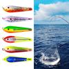6Pcs Fishing Sequins Lures Baits Metal Fishing Lures, Spoons Hard Fishing Lures Fishing Spoons Lures Single Hook Set