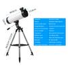 375X Astronomical Telescope High Power Monocular Telescope Refractor Spotting Scope with Retractable Tripod 3X Barlow Lens Tool